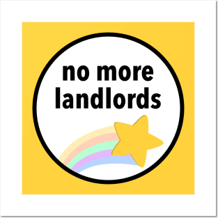 No More Landlords - Rent Posters and Art